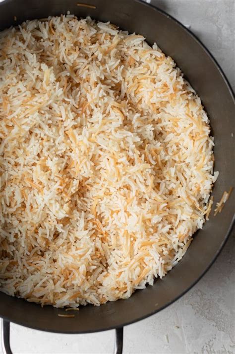Lebanese Rice Recipe Rice Pilaf Side Dishes Middle Eastern Recipes
