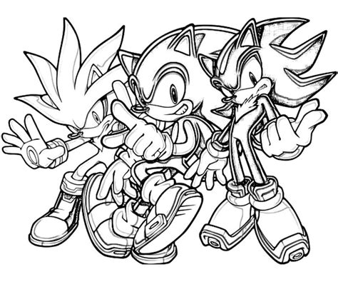 38 Dibujos De Sonic Y Shadow Para Colorear E Imprimir