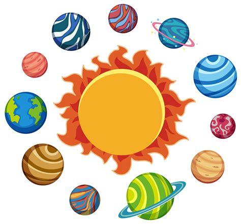 Most relevant best selling latest uploads. Set of planets and sun - Download Free Vectors, Clipart ...