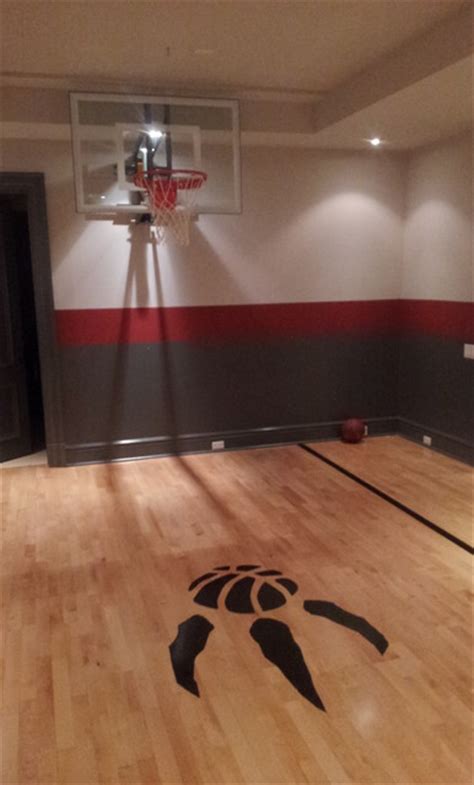 Indoor Basketball Court Modern Basement Toronto By Total Sport