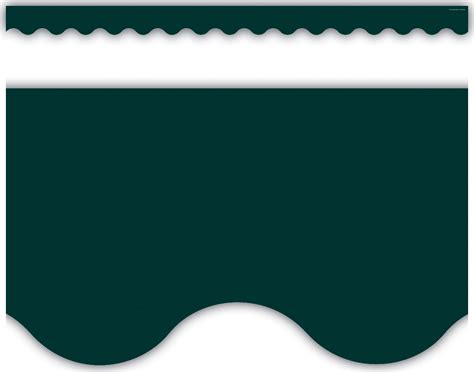 Hunter Green Scalloped Border Trim From Teacher Created Resources