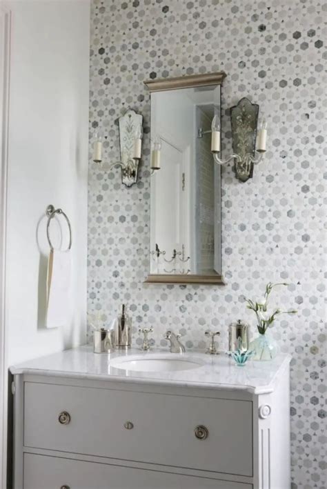 39 Adorable Mosaic Marble Shower Tile For Your Bathroom ~