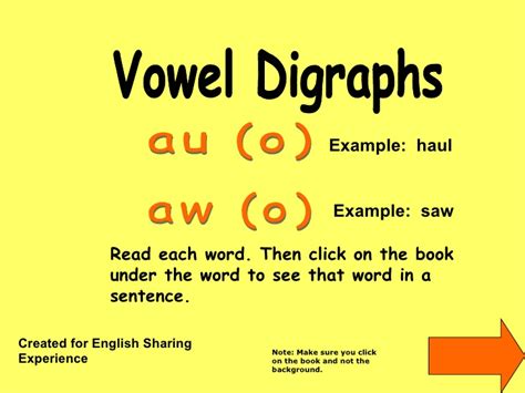 Check spelling or type a new query. Vowel Digraphs (au, aw)