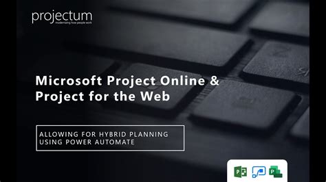 Using Microsoft Project For The Web With Project Online Youtube
