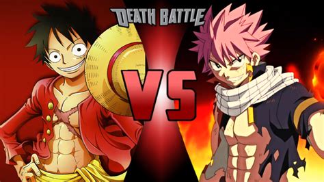 Image Luffy One Piece Vs Natsu Fairy Tailpng Death Battle