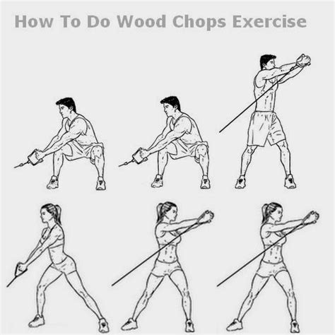 Fitness Wood How To Do Wood Chops Exercise ~ 1 Best Helthing