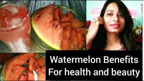 Watermelon Juice For Health And Skin Rub Watermelon Ice Cube On Your Face And See The Results