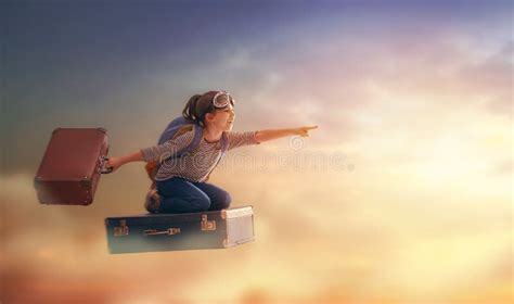 Dreams Of Travel Stock Image Image Of Joyful Childhood 108830041