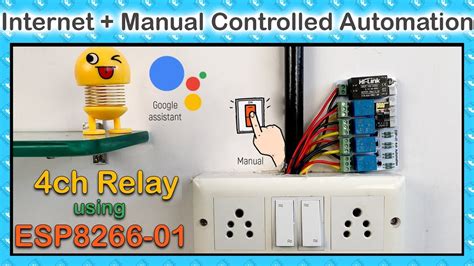Internet And Manual Controlled 4ch Relay Using Esp8266 01 Iot Projects
