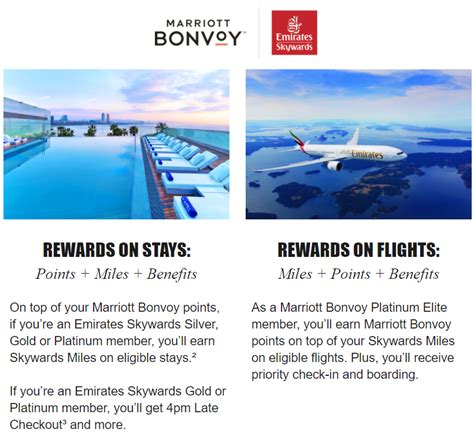 Marriott Bonvoy And Emirates Your World Rewards Sign Up Bonus September