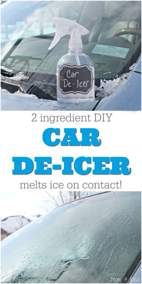2 Ingredient Homemade Car De Icer Spray Removes Ice In Seconds Mom