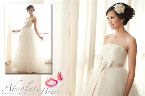 But the reality is, you'll be unlikely to find a salon that offers wedding gown rentals, and if you do, the selection will be minimal. Bridal Gown Rental at Absolute Bride