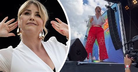 Beatrice Egli Slips Her Blouse At A Live Concert Celebrity Gossip News