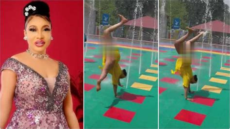 Tonto Dikeh Put Her Toto On Display As She Shows Off Her Acrobatic