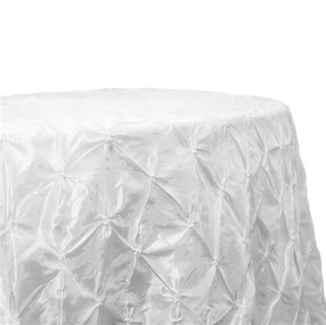132″ Polyester Round Tablecloth White Adhores Team Portal