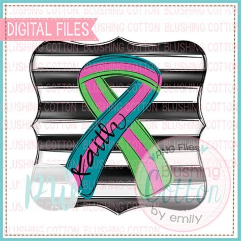 Metastatic Breast Cancer Awareness Ribbon With Black And White Etsy