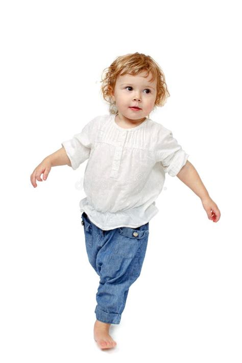 Baby Taking First Steps Stock Photo Image Of Toddler 66169124