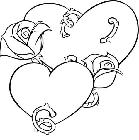 You can use this photograph for backgrounds on computer system coloring sheet i accept the freecoloringsheets net terms of use. Coloring Pages Hearts Roses | Heart coloring pages, Rose ...