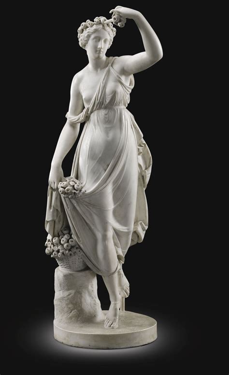 Workshop Of Scipione Tadolini Italian Flora Roman Sculpture Classic Sculpture