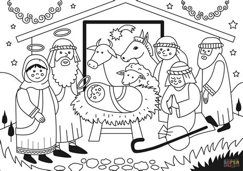 Kleurplaten over bijbel kerstverhaal ? Kleurplaten Kerstverhaal Herders : Kleurplaten Kerst - Het ...