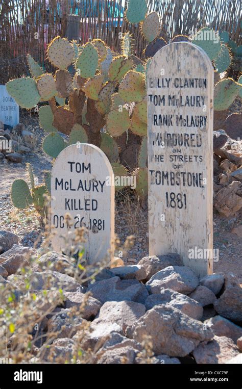 Boot Hill Cemetery Tombstone Arizona United States Of America North