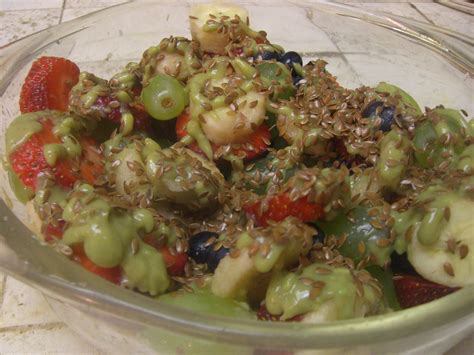 Afroveganchick Fruit And Avocado Lime Salad