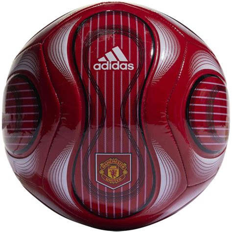 Adidas Manchester United Teamgeist Club Practice Soccer Ball Real Red