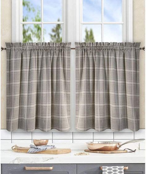 Rustic farmhouse décor comes home with this specially curated collection of vintage and country styles updated for modern lives. Plaid Cafe Curtains - Curtains & Drapes