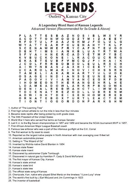 The large print is easy to see and you may learn a few new words from the interesting puzzle themes. Word Searches at The Legends | Hard words, Travel humor ...
