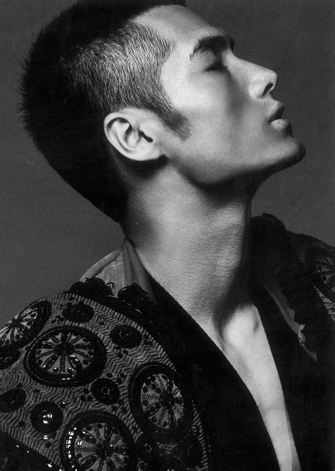 profile hao yunxiang profile portrait asian male model male profile portrait