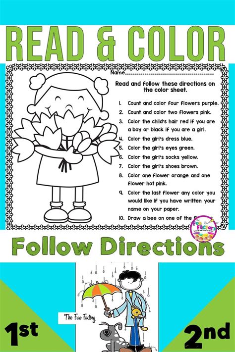 Can You Follow Directions Worksheet