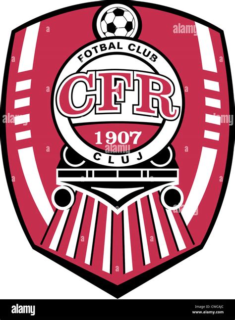 Logo Of Romanian Football Club Cfr Cluj Stock Photo Alamy