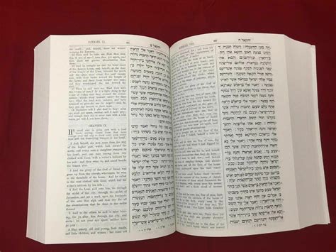 Hebrew English Holy Bible Book Torah Testament Tanach For Shabbat New