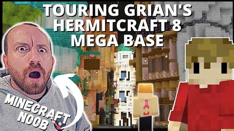 Minecraft Noob Tours Grians Hermitcraft 8 Mega Base The Midnight