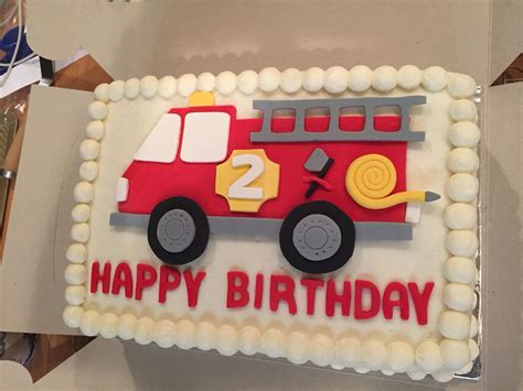 19 Fireman Birthday Cake