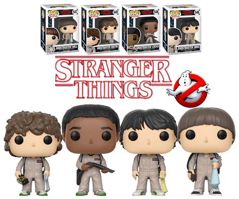 Funko Pop Television Stranger Things Ghostbusters Bundle 4 Pops