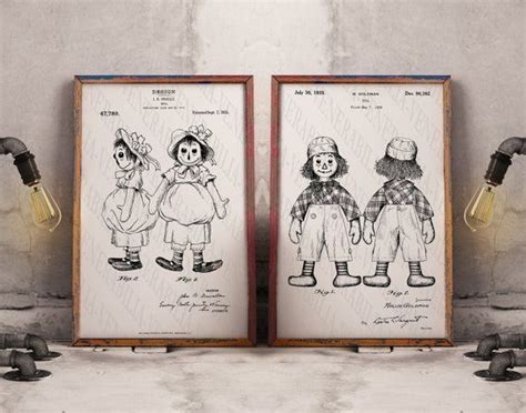 1915 1935 Patent Set Raggedy Ann And Andy Dolls Etsy Raggedy Ann Raggedy Raggedy Ann And Andy