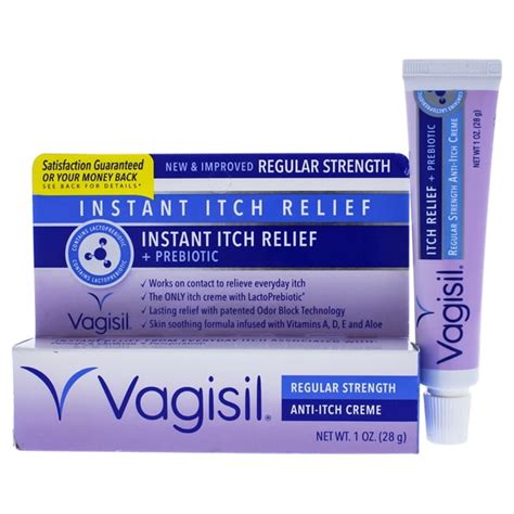Vagisil Anti Itch Vaginal Creme Regular Strength Instant Itch Relief