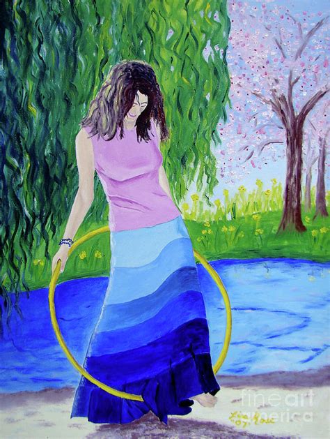 Melodys Hoop Painting By Lisa Rose Musselwhite Fine Art America