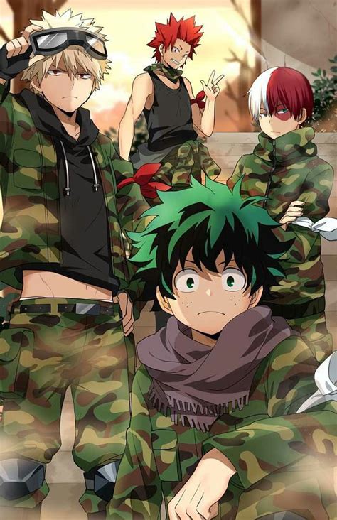 Kirishima And Midoriya And Shoto Personajes De Anime Dibujos Sexiz Pix