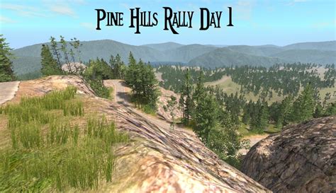 Pine Hills Rally Day Beamngdrive Maps Beamngdrive