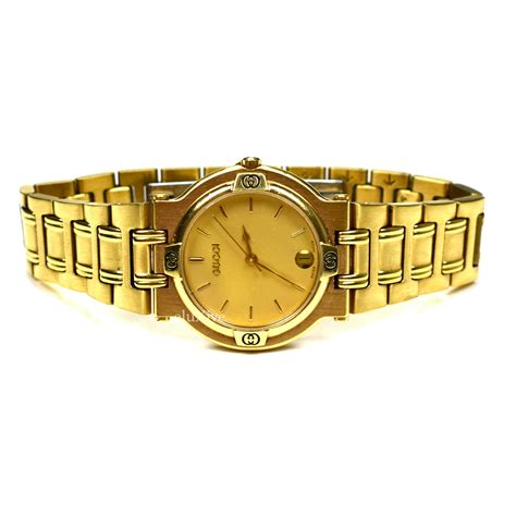 Gucci Gucci 9200m Gold Champagne Dial Watch Grailed
