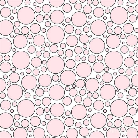 Pink And White Bubbles Digital Art By Jackie Farnsworth Fine Art America