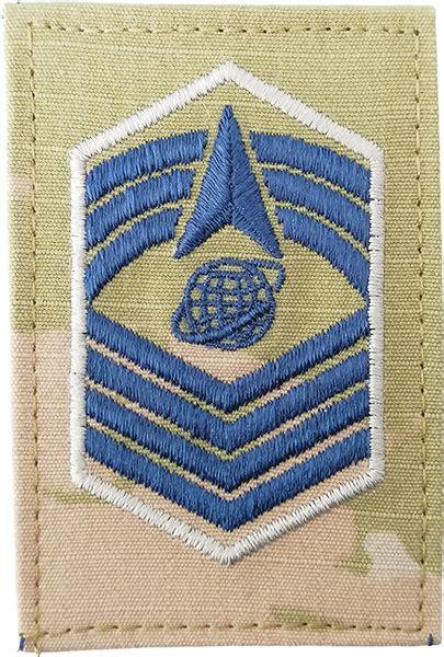 E 9 Chief Master Sergeant Us Space Force Ocp Rank Whook Backin