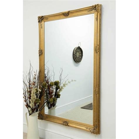 Gold Ornate Antique French Style Mirror Decorative Mirrors