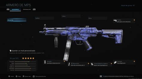 Call Of Duty Modern Warfare Y Warzone La Mejor Clase Para La Mp5