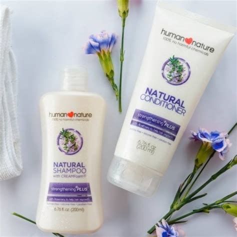 Human Nature Strengthening Plus Shampoo And Conditioner Shopee Philippines