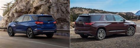 Differences Between The 2022 Chevy Equinox And 2022 Chevy Traverse