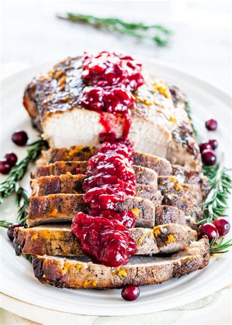 I prefer to sear the pork loin on high heat, and then finish it in my slow cooker. Slow Cooker Cranberry Pork Loin : Slow Cooker Cran Apple Pork Roast Recipe Super Healthy Kids ...