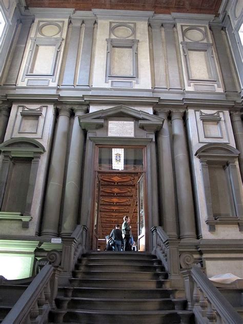 Michelangelo Vestibolo Biblioteca Medicea Laurenziana Firenze